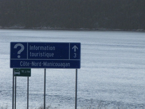 En route vers le traversier