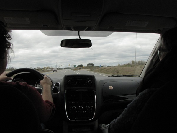 Sur la route